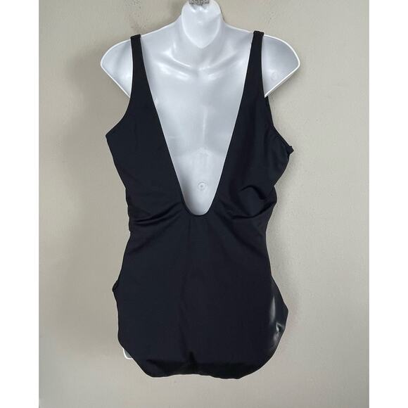NWT Everlane The Square Neck One Piece Swimsuit XXL – Black, Minimalist Chic - Picture 5 of 8